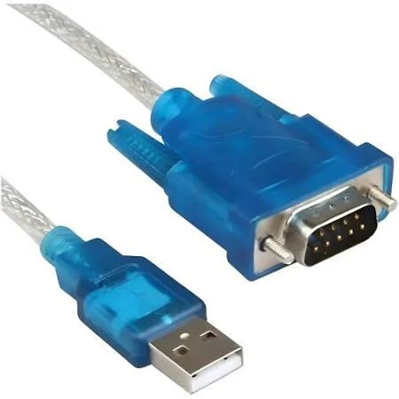 Cabo USB serial para comunicação dos equipamentos